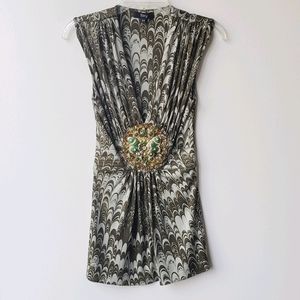 Sky Silk Jeweled Top